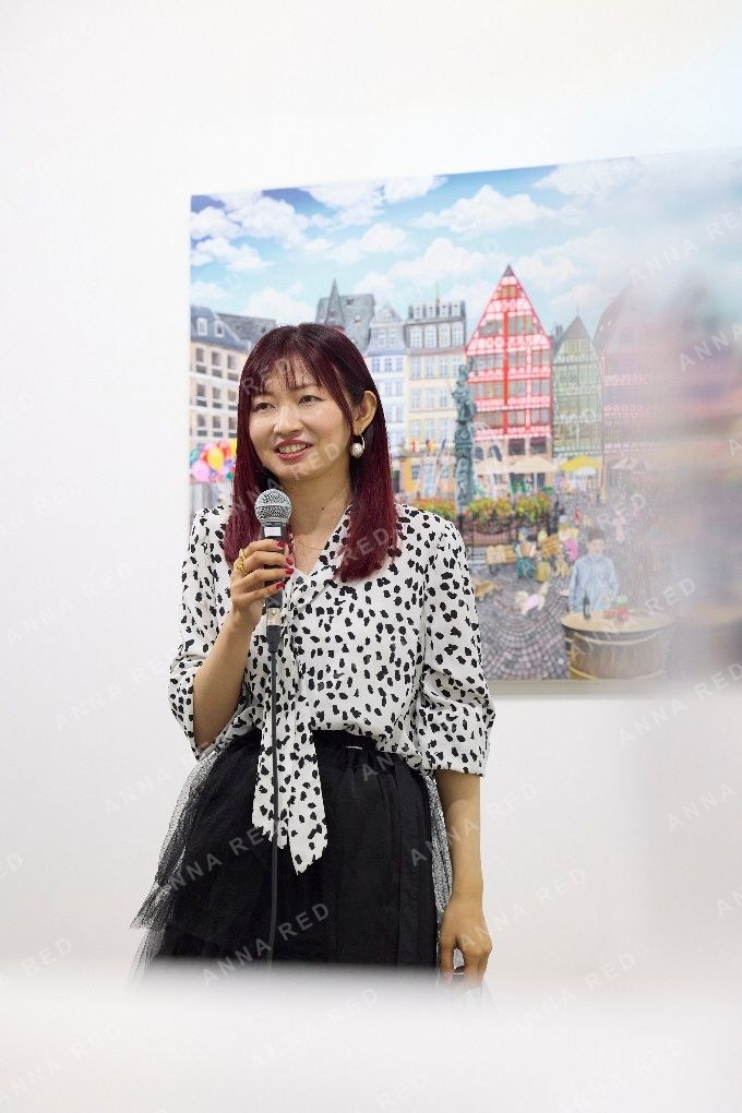 Visitors and artworks at Wan Wan Carnival