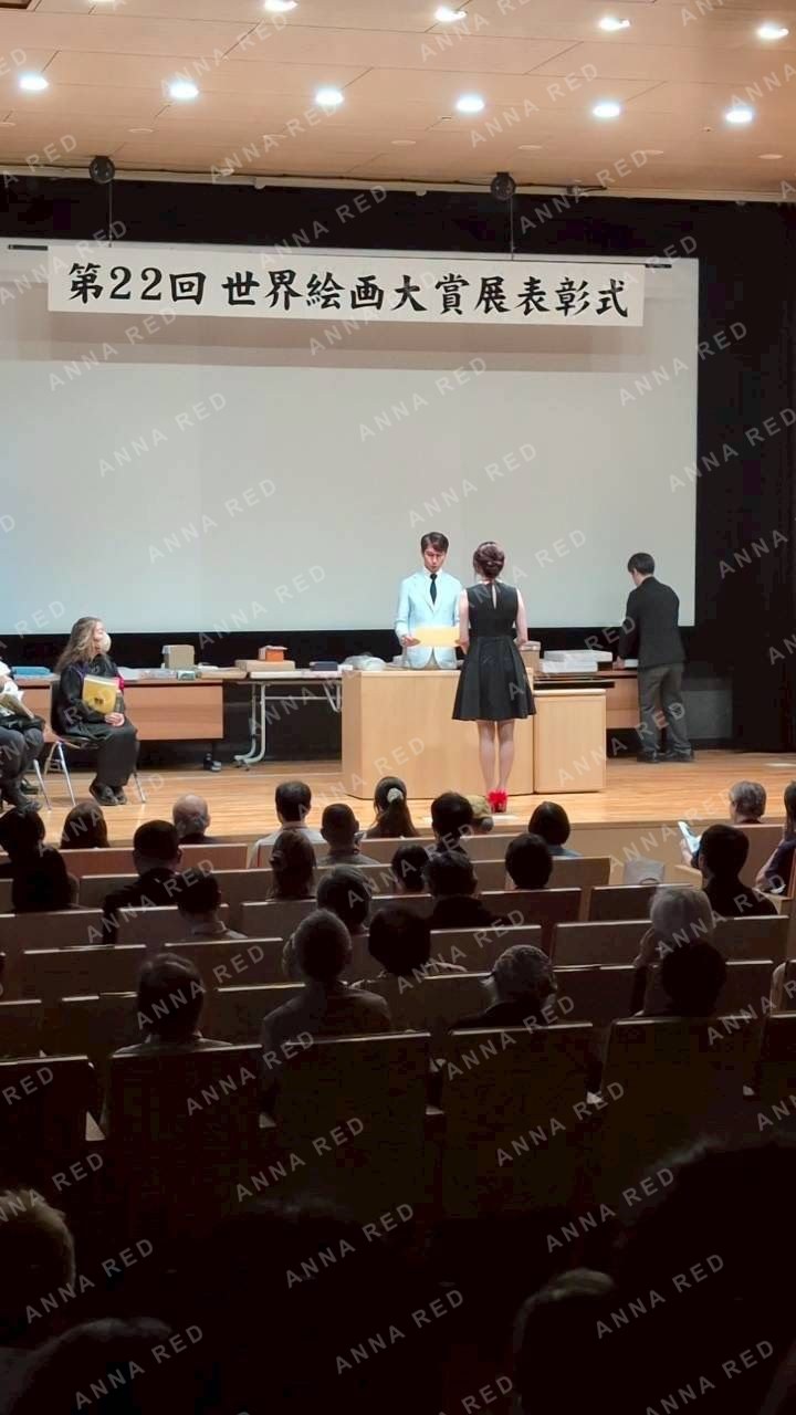 第22回 世界絵画大賞展 表彰式の様子