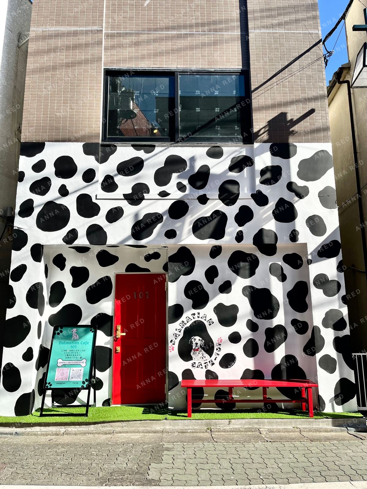 DALMATIAN CAFE 101 — ANNA RED Mural 2025
