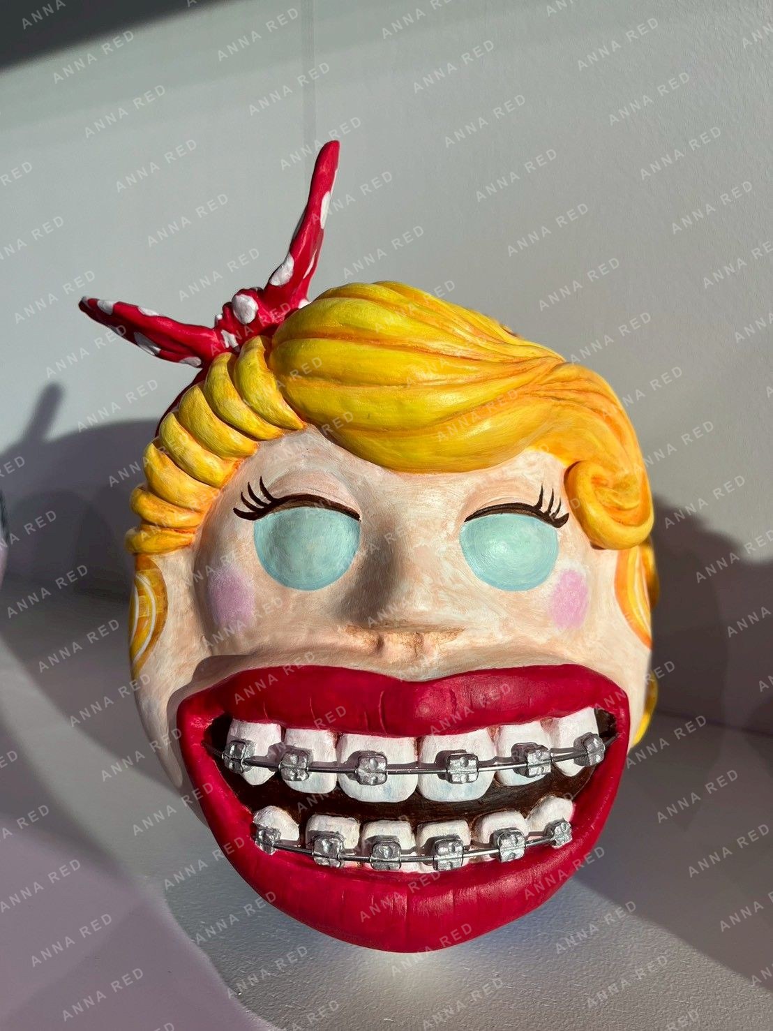 Loretta the Orthodontic Daruma, installation view