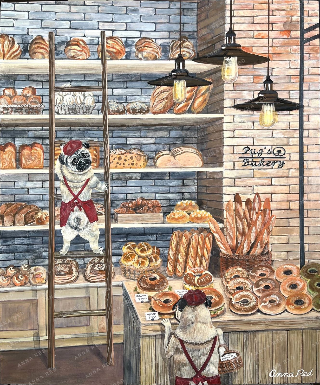 Pug's Bakery — ANNA RED